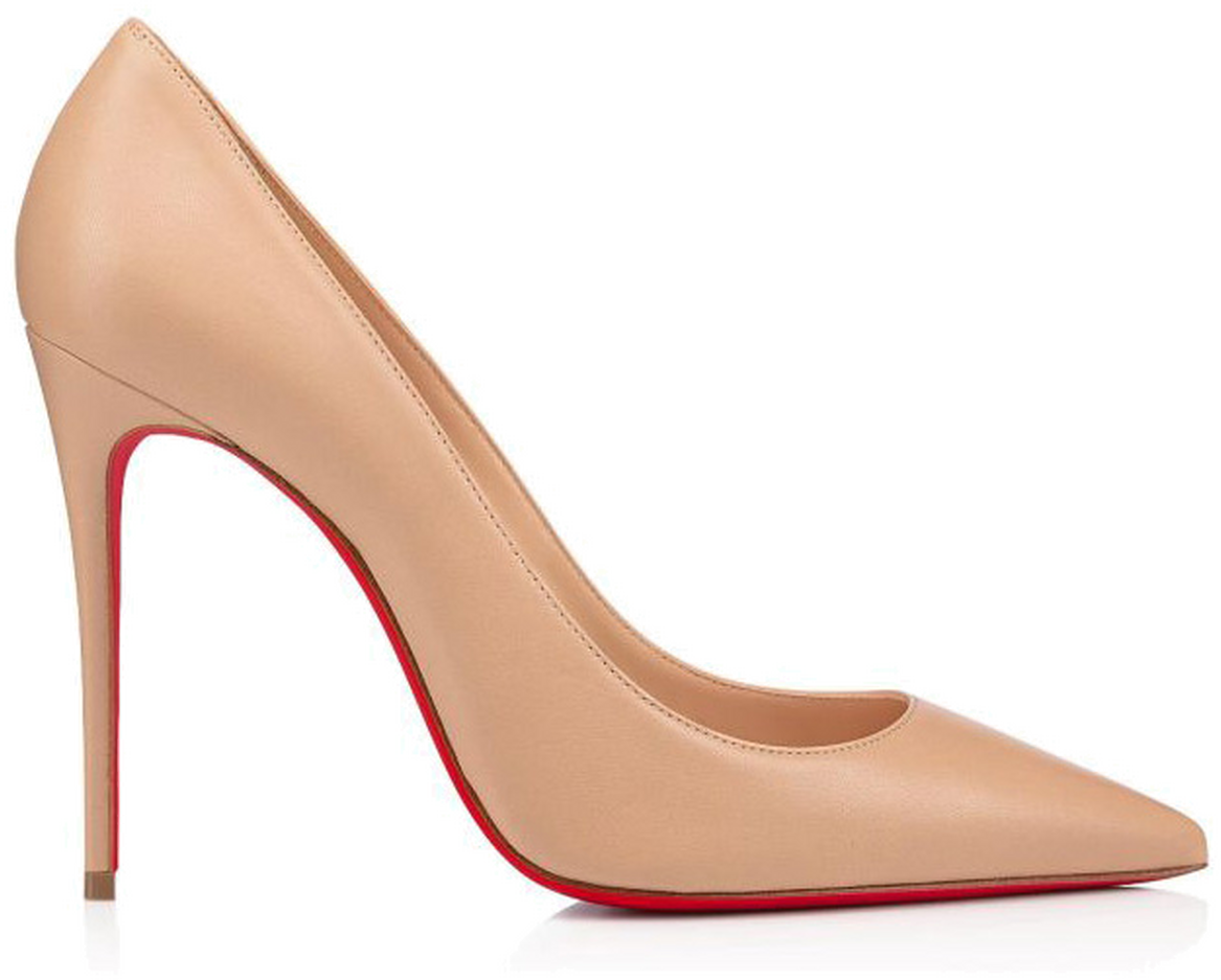 Christian Louboutin Kate Mm Pump Nude Nappa Leather N