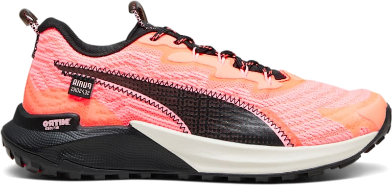 Puma Fast Trac Nitro Women S Trail Neon Sun Alpine Snow Black Neon