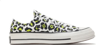 Converse Chuck Taylor All Star 70 Ox Leopard White Bold Lime 164410C