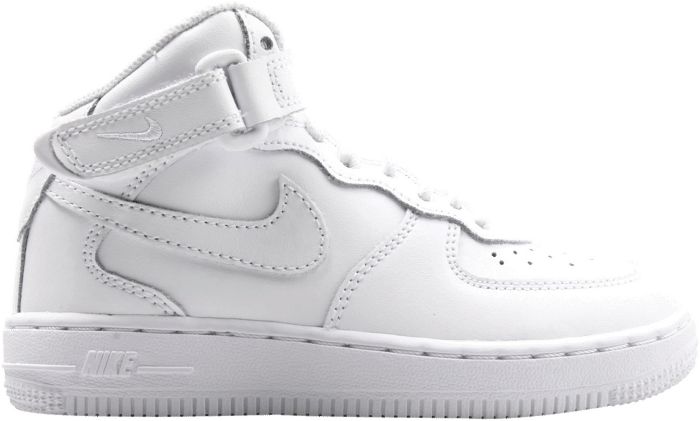 Nike Air Force 1 Mid White (PS) 314196-113