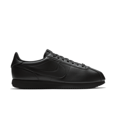 Nike Cortez Basic Leather Triple Black 819719-001