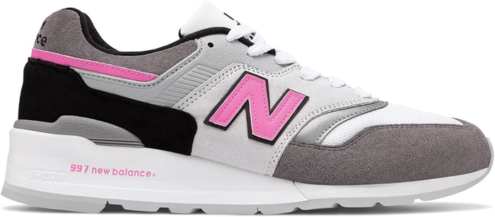 new balance 997 grey pink