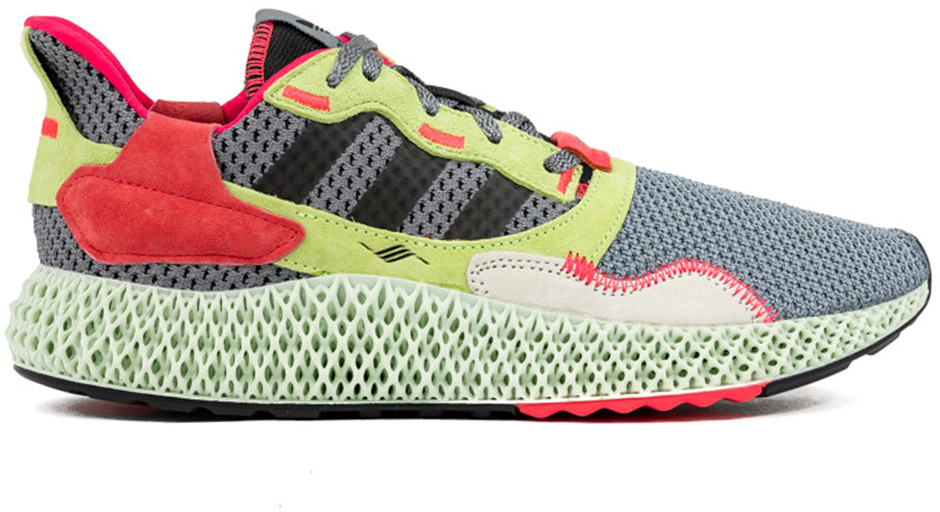 adidas zx 4000 4d grey three hi res yellow