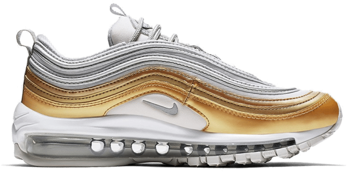 Nike Air Max 97 Vast Grey Metallic Gold (Women’s) AQ4137-001