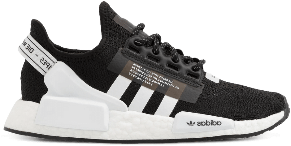 adidas NMD R1 V2 Black White FV9021 | Zwart