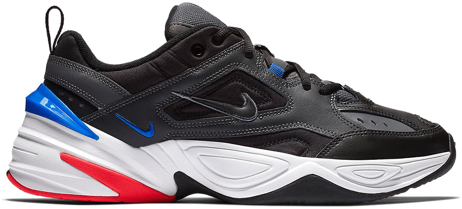 nike m2k tekno dark grey racer blue