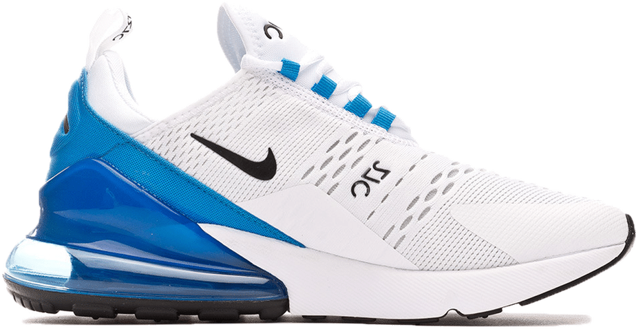 Nike air max 270 wit blauw on sale