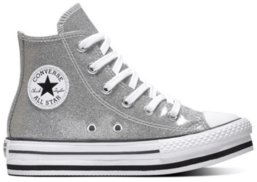 Converse Chuck Taylor All Star Platform Silver 666400C | Grijs