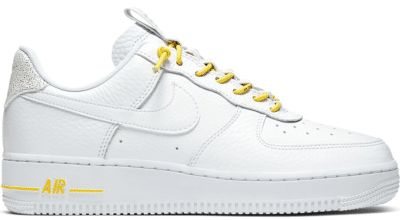 Nike Air Force 1 Low Lux White Chrome Yellow (Women’s) 898889-104