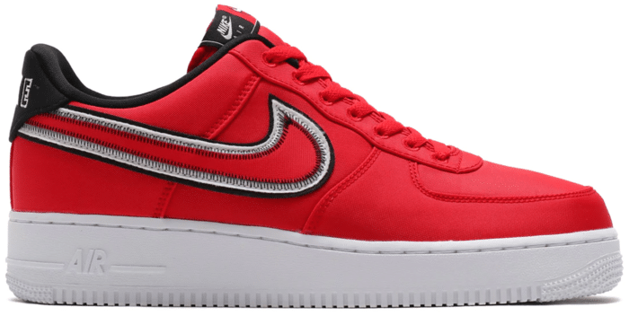 Nike Air Force 1 Low Reverse Stitch University Red CD0886-600
