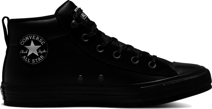 Converse All Star Street Leather Mid Black 166071C