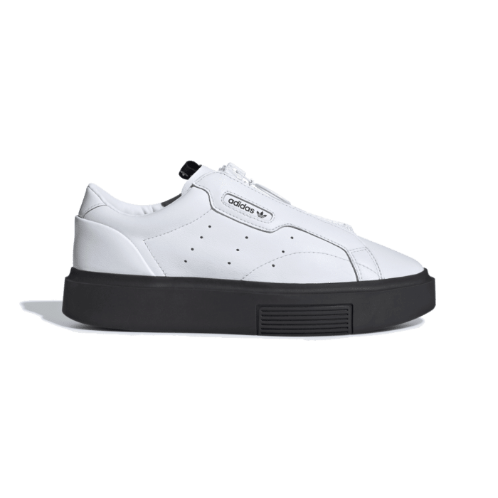 adidas Originals – Super Sleek – Sneakers in wit met rits