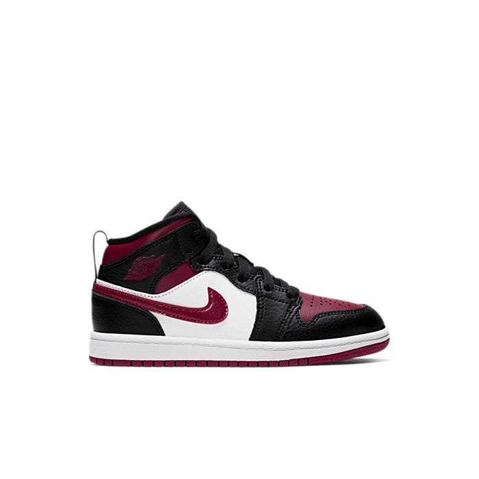 jordan 1 mid bred toe stockx