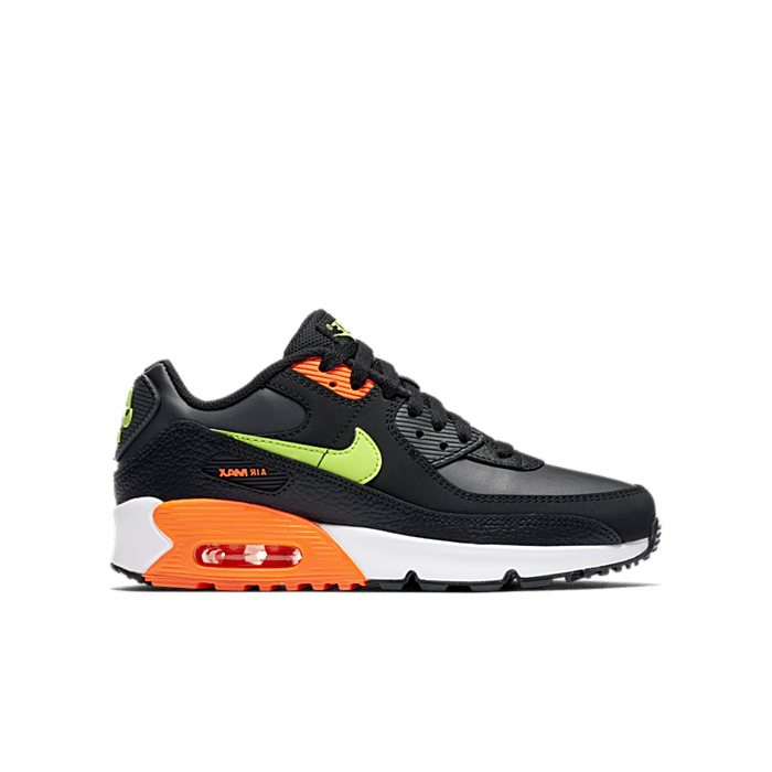 Nike Air Max 90 Black Total Orange Ghost Green (GS) CV9643-001