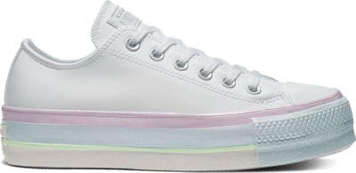 Converse Wmns Chuck Taylor All Star Lift Low ‘White Lilac Blue’ White 566156C