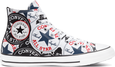 Converse Unisex Logo Play Chuck Taylor All Star High Top Black/ White 166985C