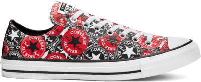 Converse Unisex Logo Play Chuck Taylor All Star Low Top University Red/Black/White 166986C