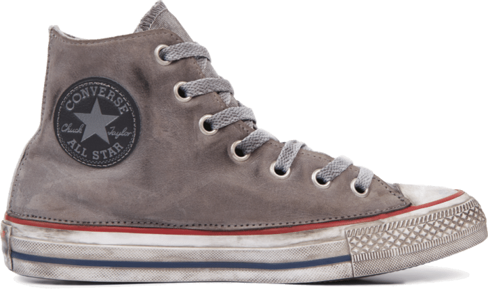 Converse Chuck Taylor All Star Premium Vintage Leather High Top Grey 165775C