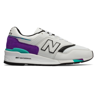 New Balance 997 White Purple Teal M997WEA