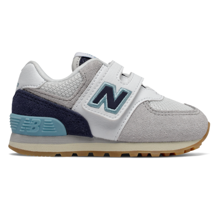 New Balance Hook and Loop 574  White/Pigment IV574SOU
