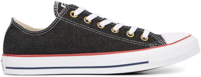 Converse Chuck Taylor All Star Washed Denim Low Top Black 163958C