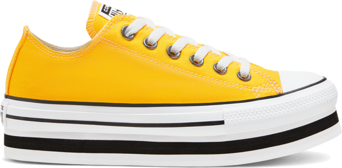 Converse Everyday Platform Chuck Taylor All Star Low Top voor dames Amarillo/White/Black 567998C