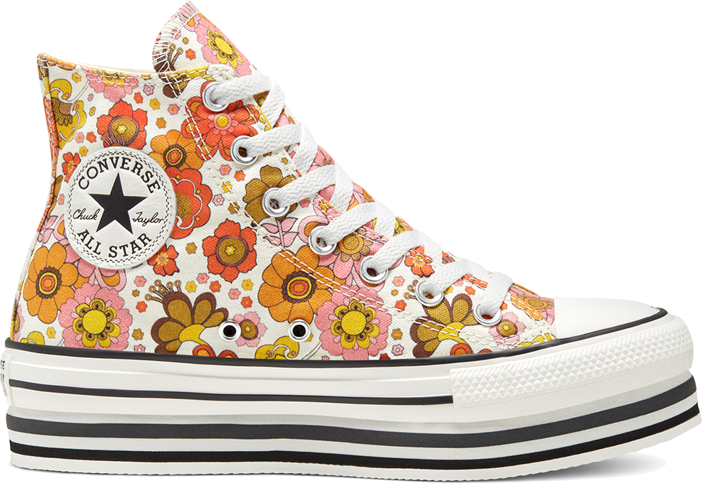 converse red platform