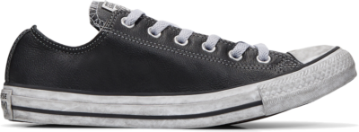 Converse Chuck Taylor All Star Leather Smoke Low Top Black 165764C