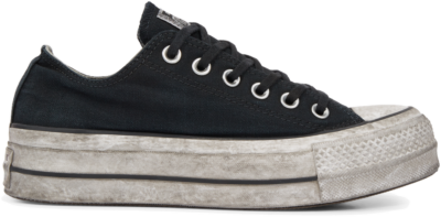 Converse Chuck Taylor All Star Lift Smoked Canvas Low Top Black 564528C