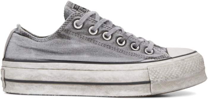 Converse Chuck Taylor All Star Lift Smoked Canvas Low Top Grey 563112C