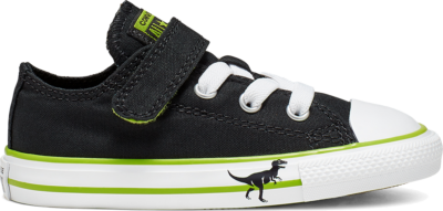 Converse Infant Dinoverse Hook and Loop Chuck Taylor All Star Low Top Black 766204C