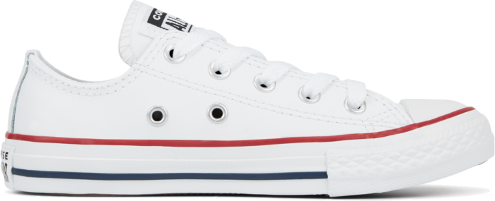 Converse Leather Chuck Taylor All Star Low Top voor kleuters White 335892C