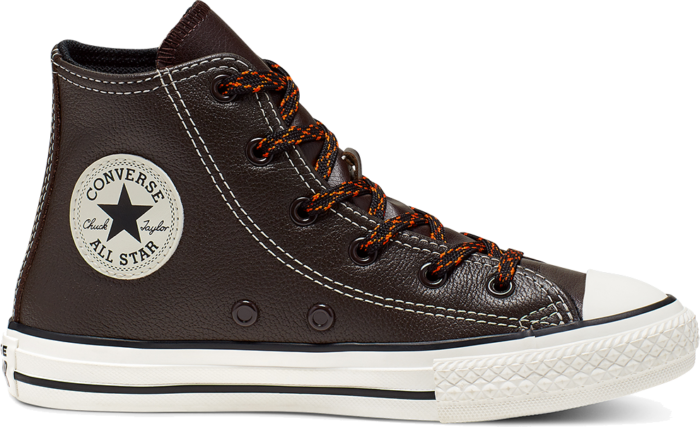 Converse Tumbled Leather Chuck Taylor All Star High Top voor kleuters Brown 365973C