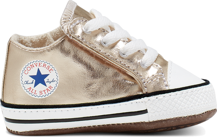 Converse Pearlized Party Chuck Taylor All Star Cribster Gold 866037C