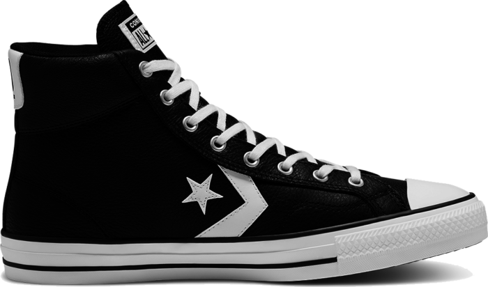 Converse Unisex Leather Star Player High Top Black 166226C