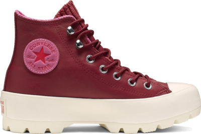 Converse Chuck Taylor All Star Lugged Gore-Tex Waterproof Leather High Top Red 565007C