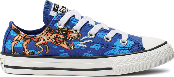 Converse Chuck Taylor All Star Dino’s Beach Party Low Top Black/ Blue 664247C