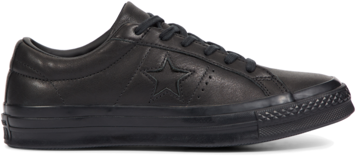Converse Converse One Star Leather Low Top Black 163110C