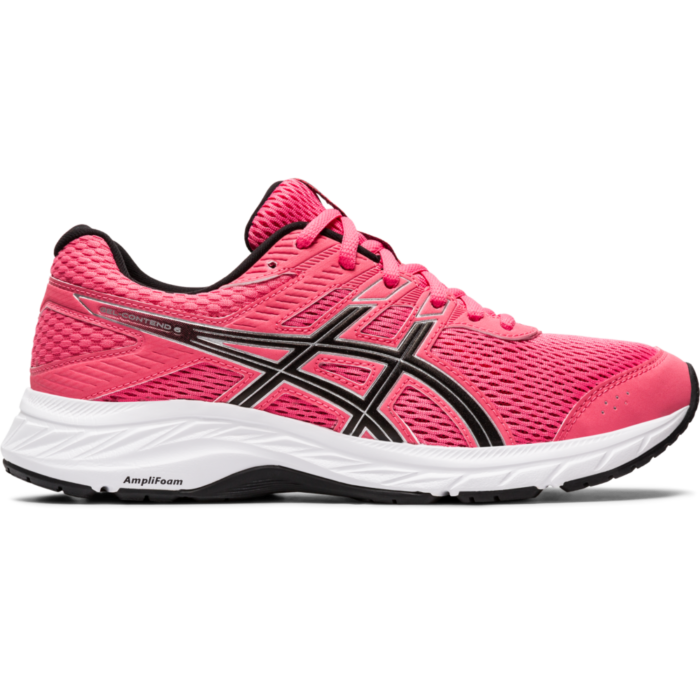 Asics gel contend 6 hardloopschoenen roze dames roze