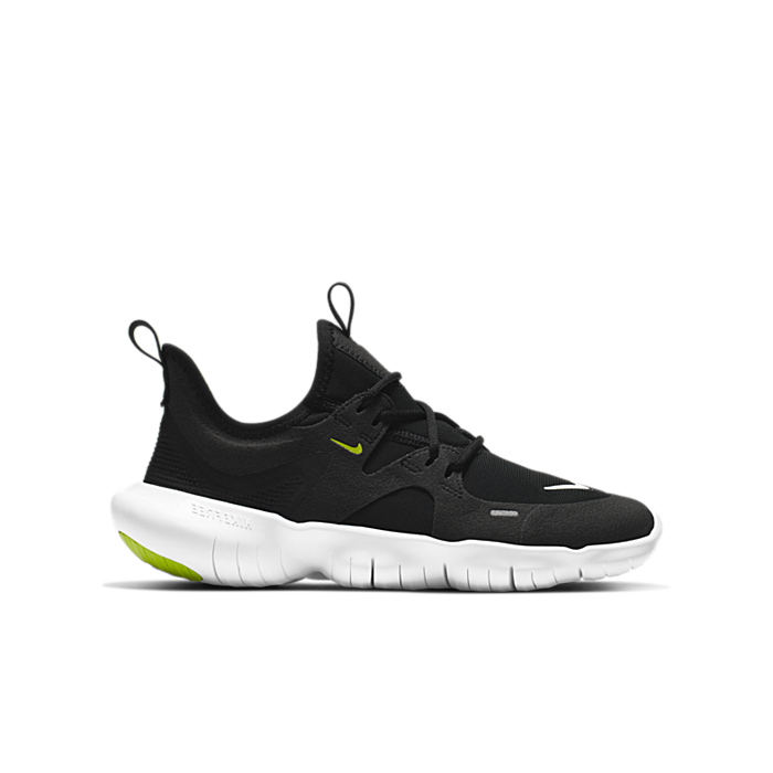 Nike Free RN 5.0 Black Volt White (GS) AR4143-001
