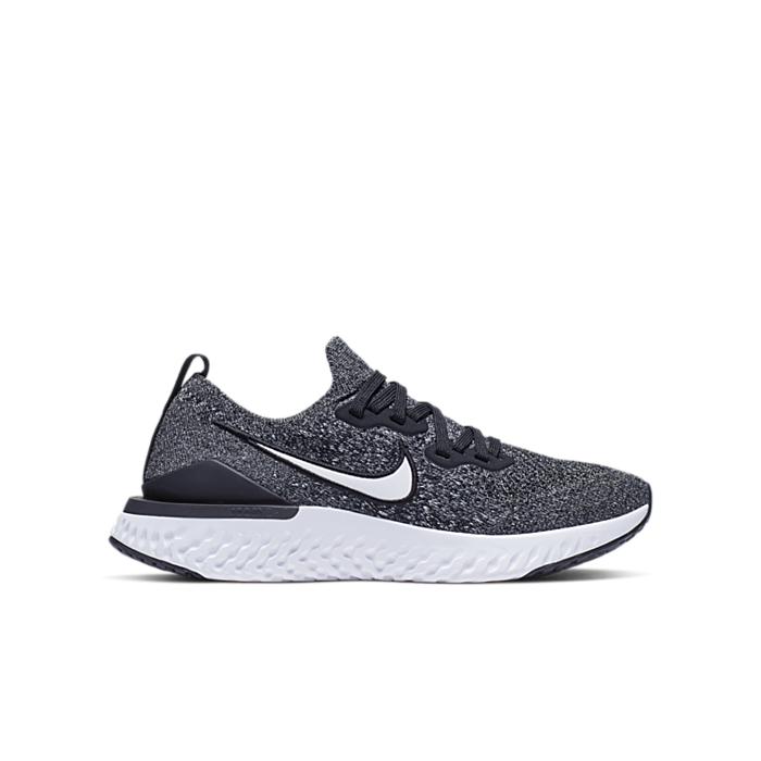 Nike Epic React Flyknit 2 Black (GS) AQ3243-001 | Zwart