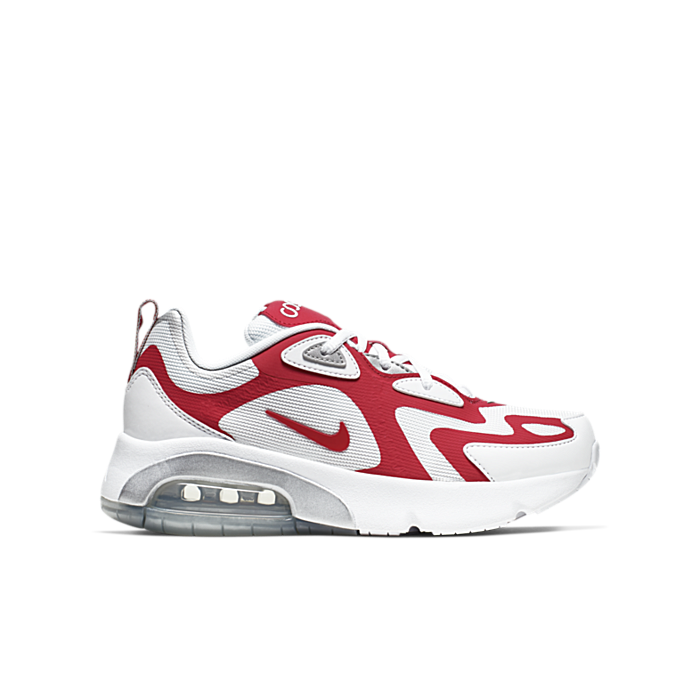 Nike Air Max 200 White University Red (GS) AT5627-101