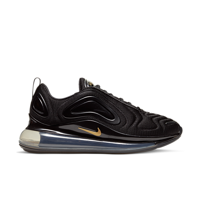 makkelijk te gebruiken douche excelleren Nike Air Max 720 Black Metallic Gold (W) CT2548-001