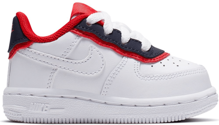 Nike Air Force 1 Low Double Layer White Obsidian Red (TD) BV1086-101