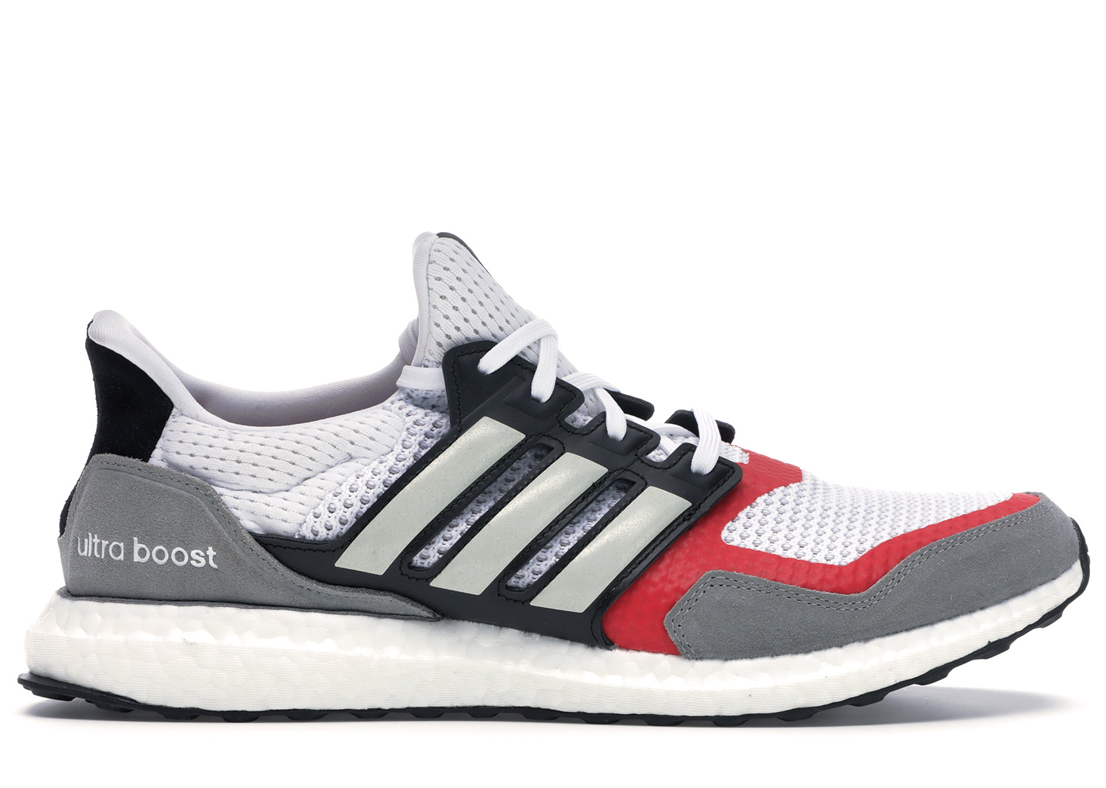 adidas Ultra Boost S&L White Grey Scarlet EF2027