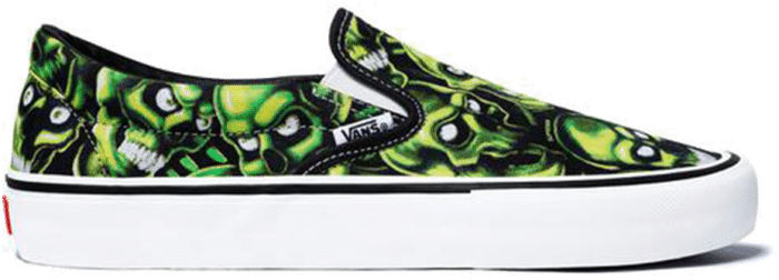 Vans Slip-On Supreme Skull Pile (Green) VN0A347V3FW