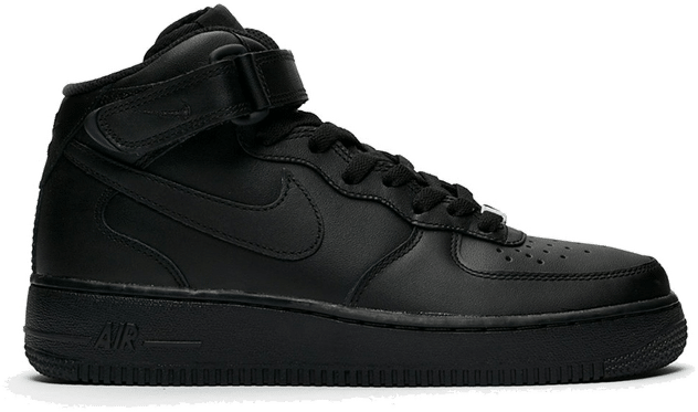 Nike Air Force 1 Mid ’07 LE Black Black (Women’s) 366731-001