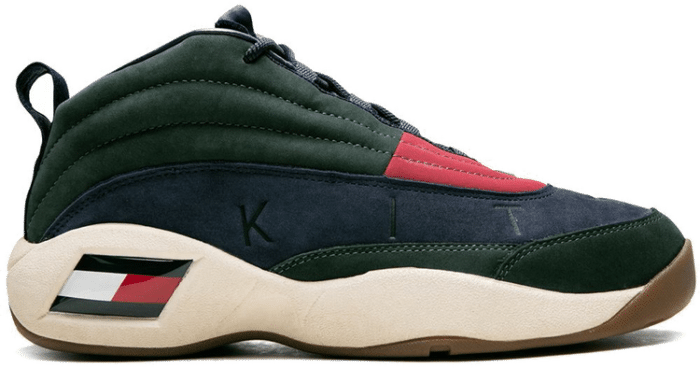 Tommy Hilfiger Skew Lux Basketball Sneaker Kith Green Green/Navy-Red KH9243-106