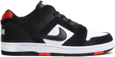Nike SB Air Force 2 Low Black White Habanero Red AO0300-006