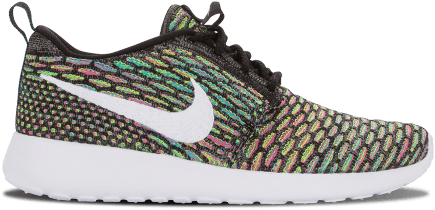 Nike Roshe Run Flyknit Multi-Color (W) 704927-001 | Zwart